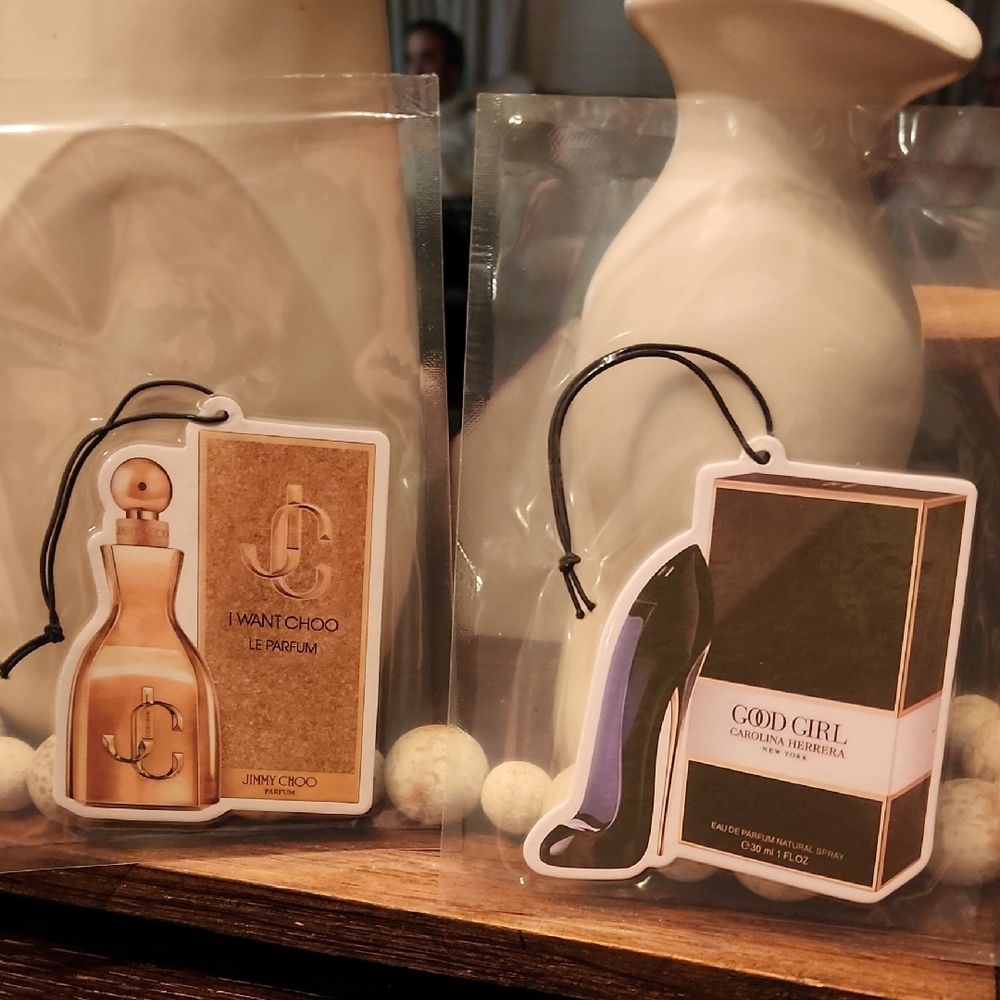 NWOT SET OF 2 Air Freshners Good Girl & Jimmy Choo